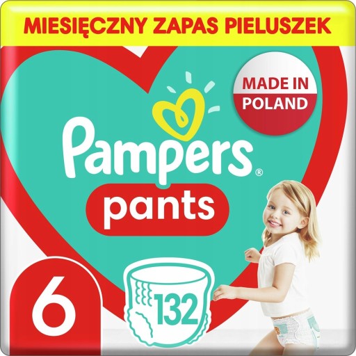 pampers pieluchomajtki pants 6