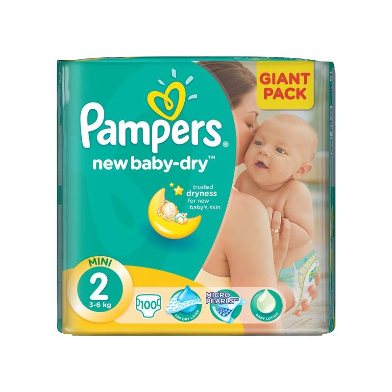 pampers pieluszki new baby 2 mini