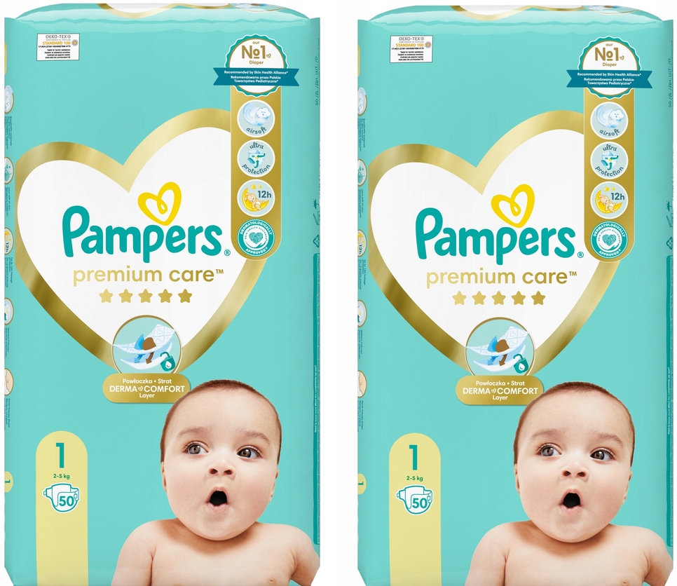 pampers pieluszki new born premium care