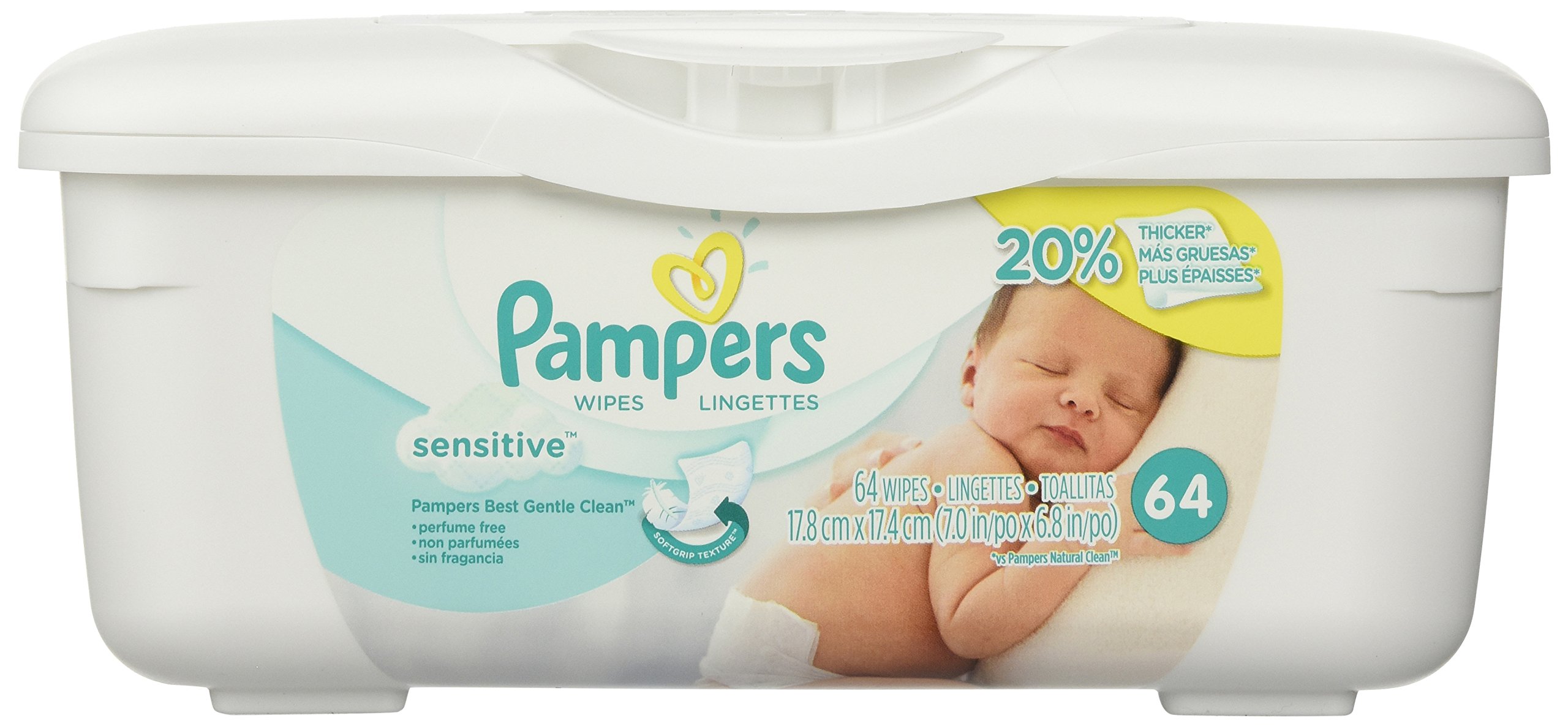 pampers plastic wet wipe box