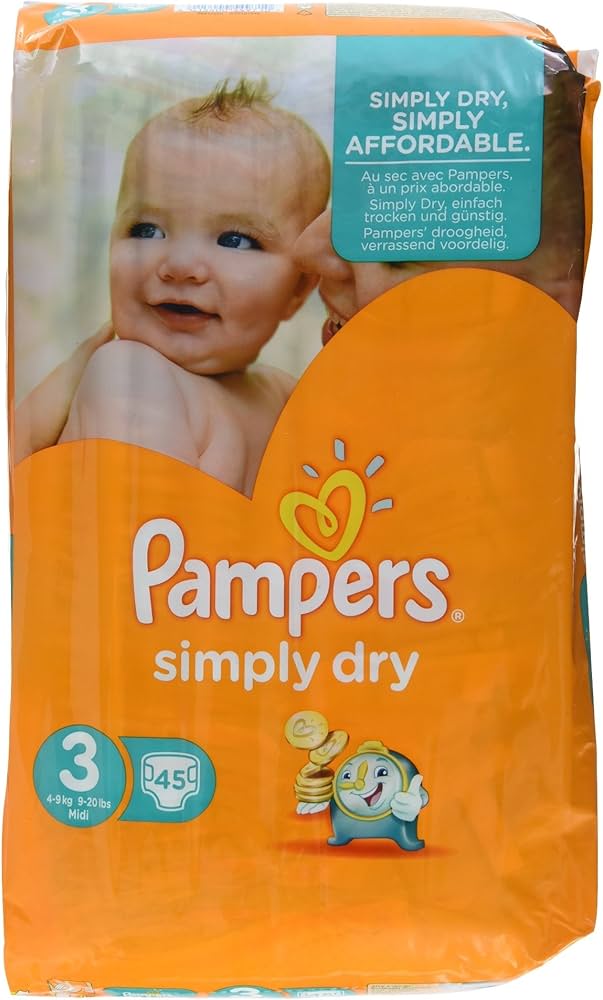 pampers pomaranczowe 1