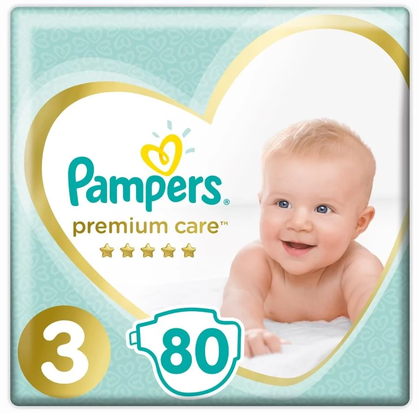 pampers premium 3 80 sztuk