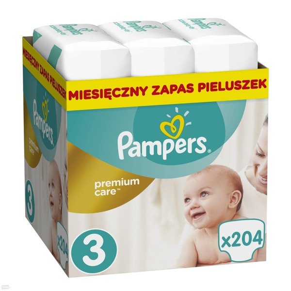 pampers premium 3 zapas na miesiąc