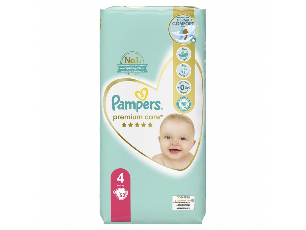 pampers premium 4 52 szt