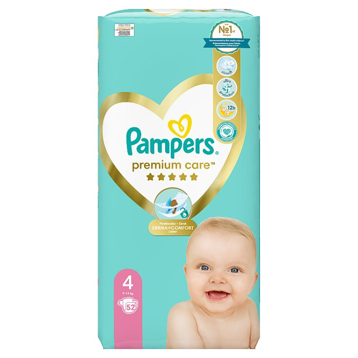 pampers premium 4 52 szt