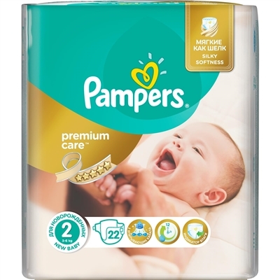 pampers premium care 1 22 sztuki