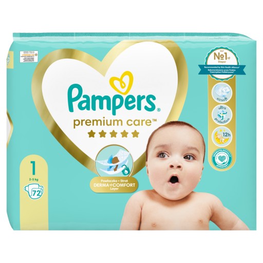 pampers premium care 1 pieluszki pieluchy 156szt