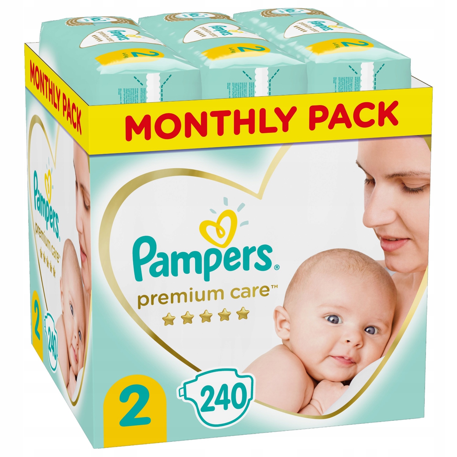 pampers premium care 2 240sztuk