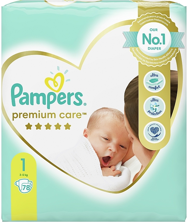 pampers premium care 2 x80 szt