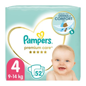 pampers premium care 4 52sztuki