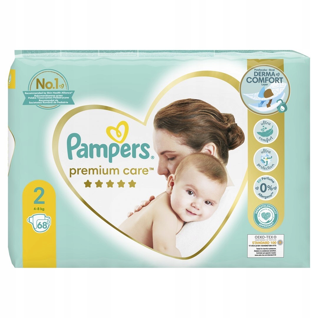 pampers premium care 4 zestaw