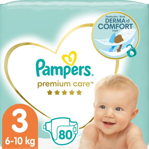 pampers premium care drymax midi 3