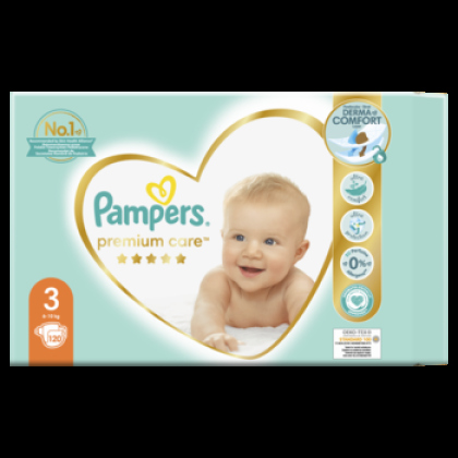 pampers premium care drymax midi 3