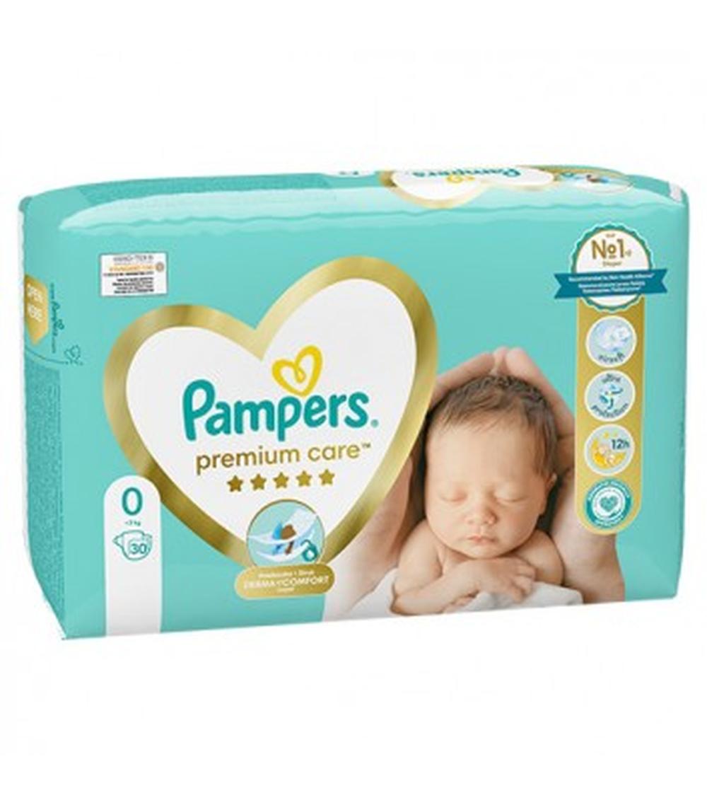 pampers premium care pieluchy 0 newborn 30 szt pieluszek