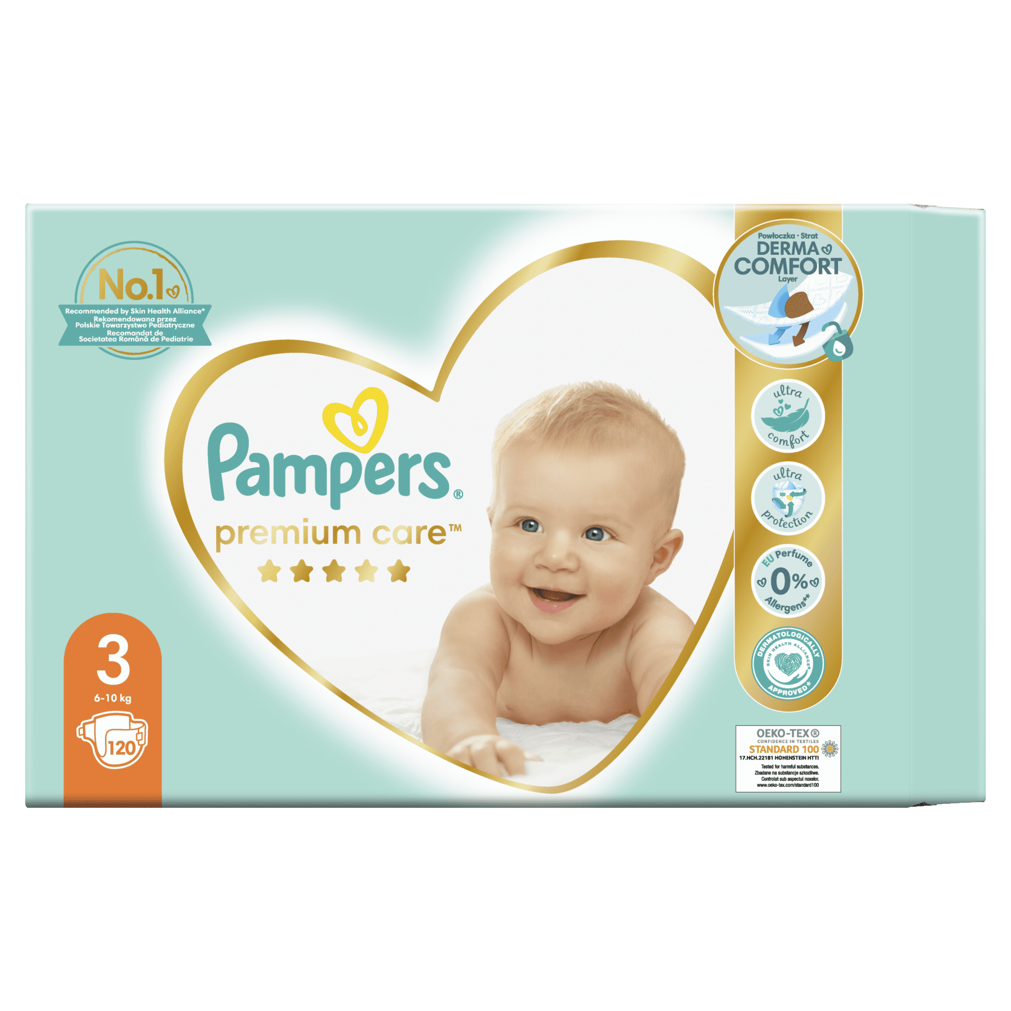 pampers premium care s3 120 sztuk