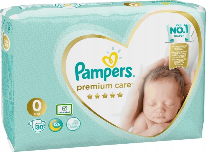 pampers premium rozmiar 0