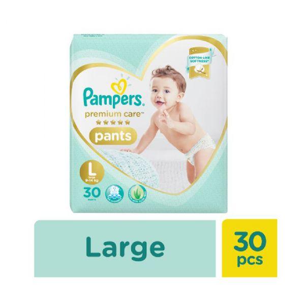 pampers prenium pants large