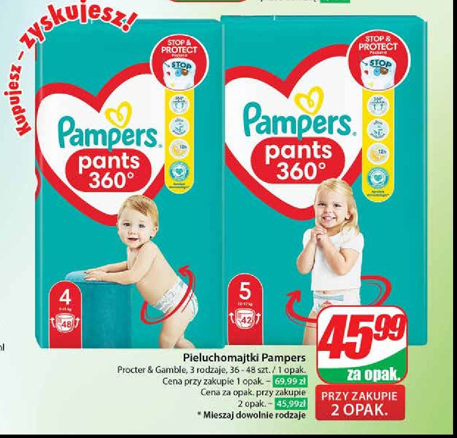 pampers promocje 4+