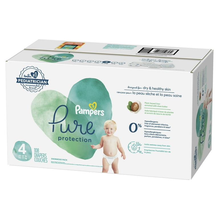 pampers pure protect 4