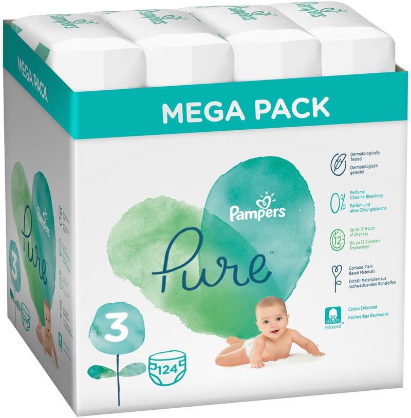 pampers pure protection 3 ceneo