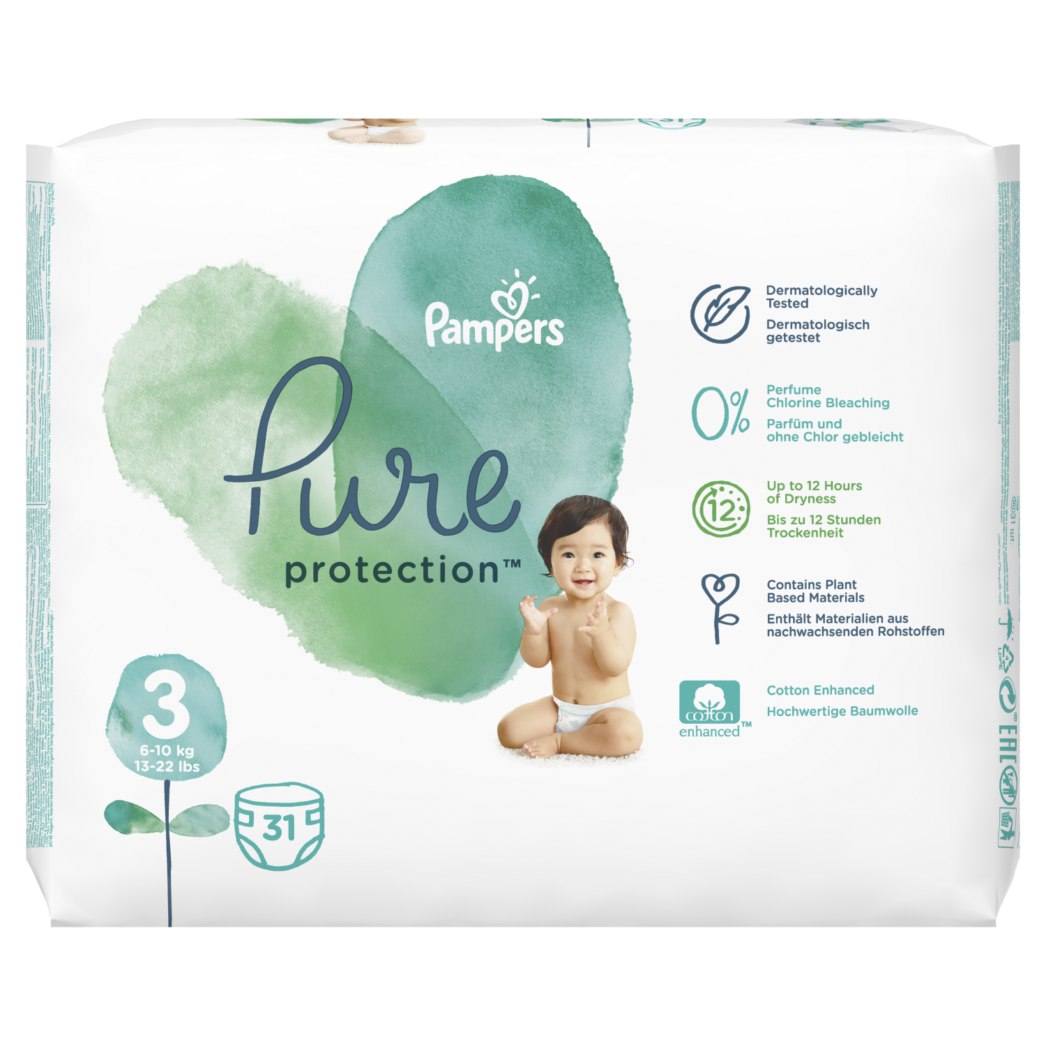 pampers pure protection 6
