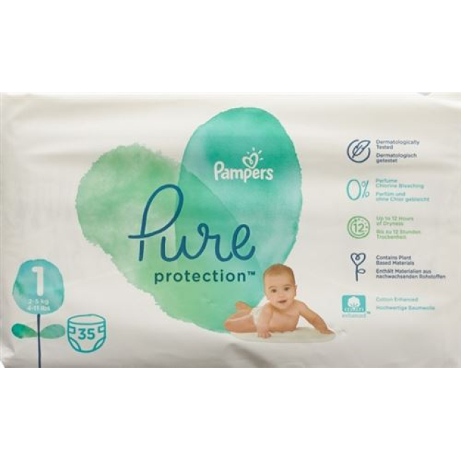 pampers pure protection skład