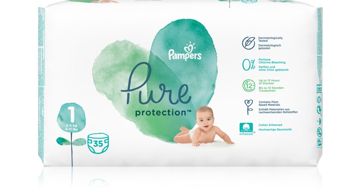 pampers pure protection