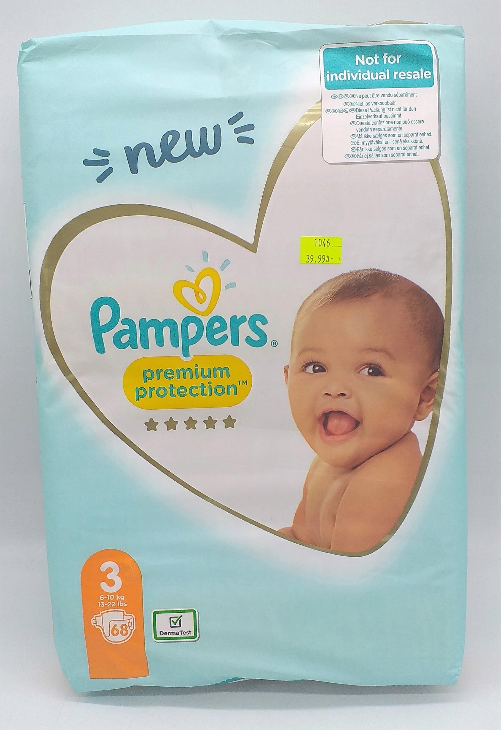 pampers rozm 3 68 sztuk