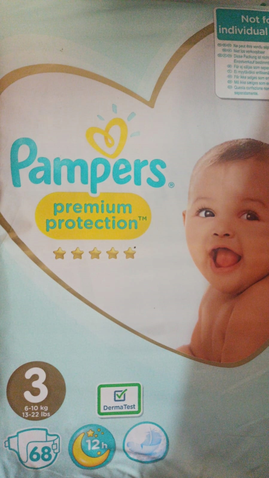 pampers rozm 3 68 sztuk