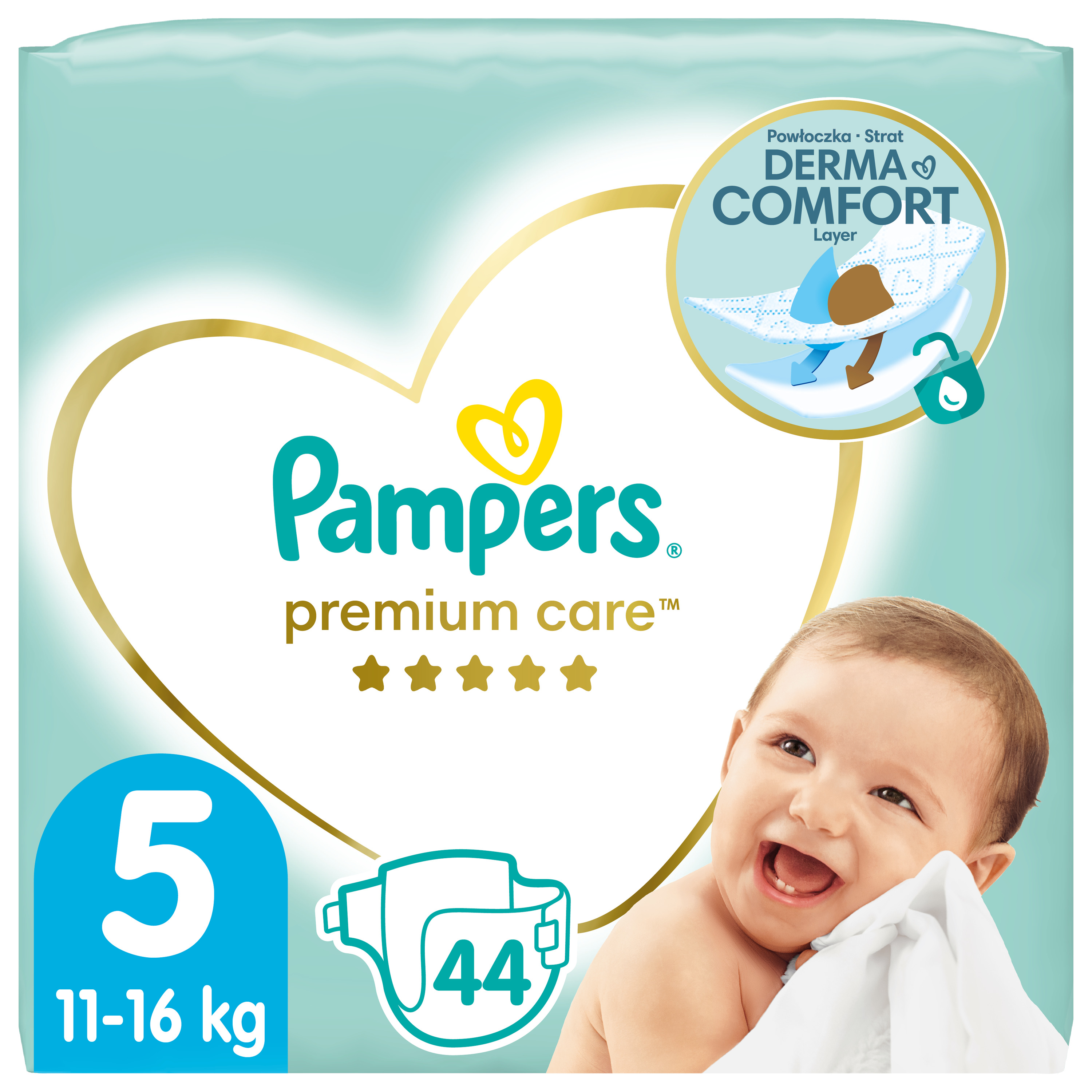 pampers rozmiar 3 44szt