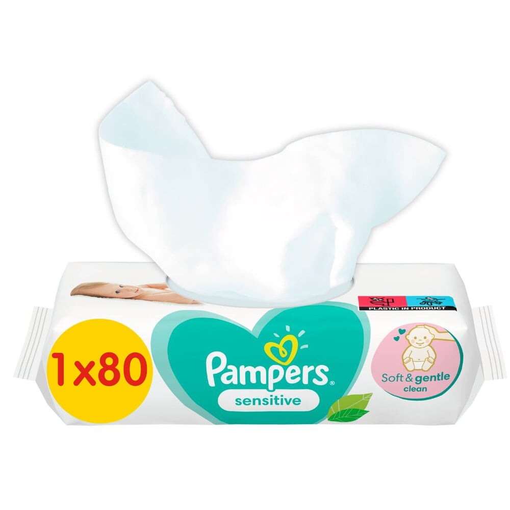 pampers sensitive 80