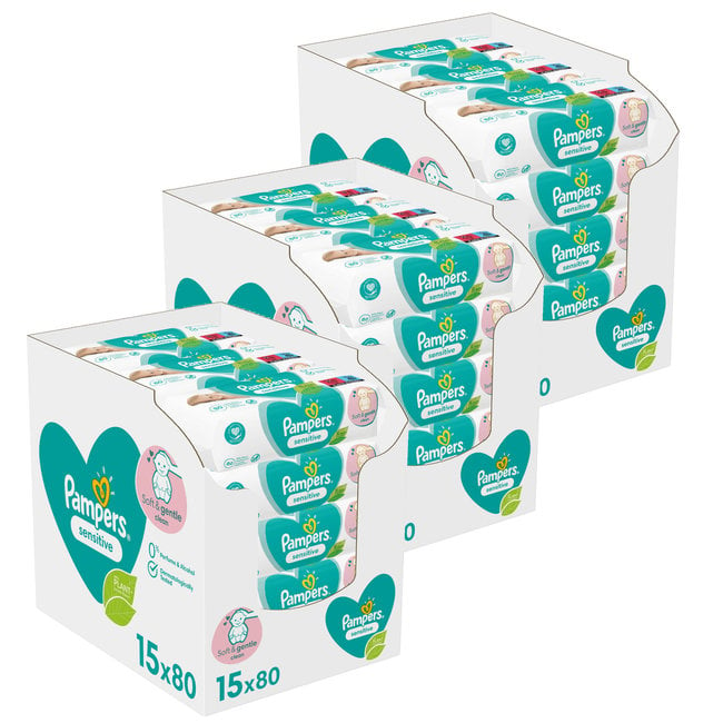 pampers sensitive billendoekjes