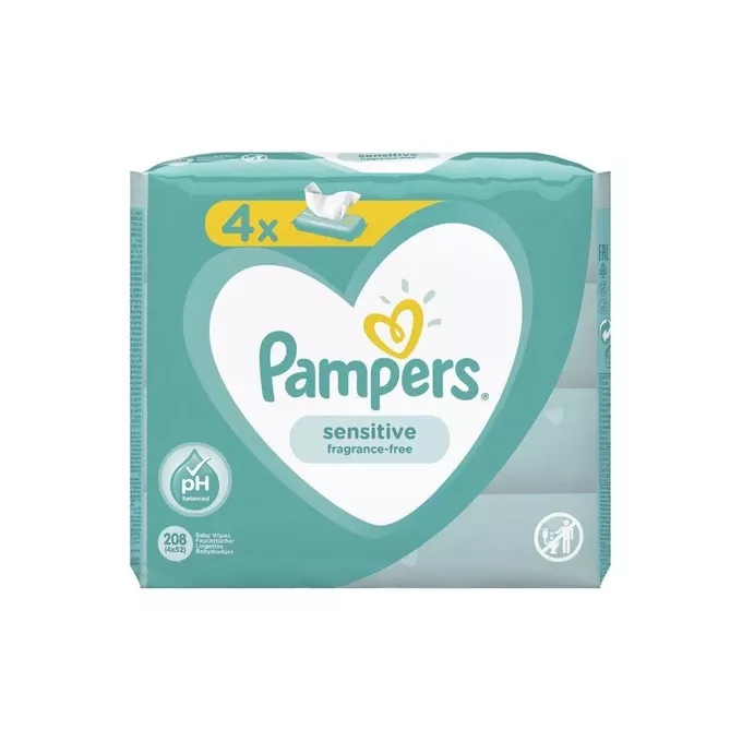 pampers sensitive fragrance free skład