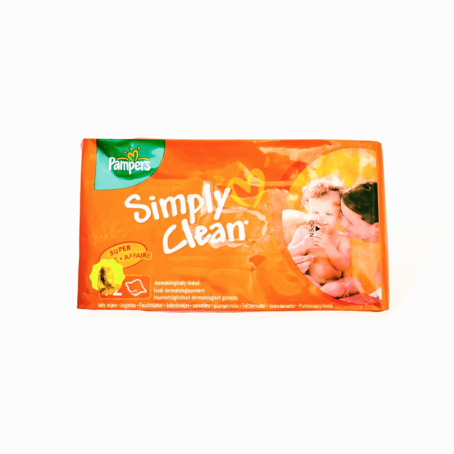 pampers simply clean baby wipes