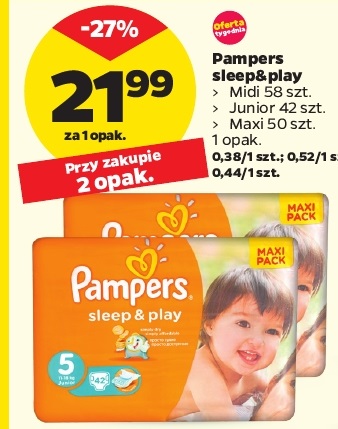 pampers sleep and play gazetka netto