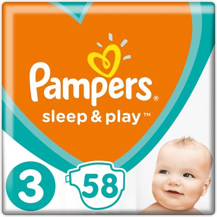 pampers sleep play 58 szt cena