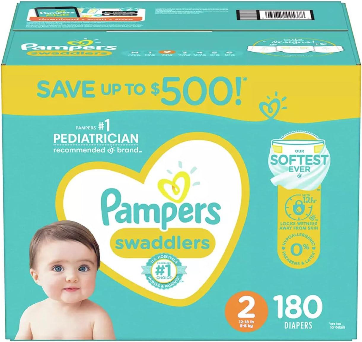 pampers swaddlers diapers