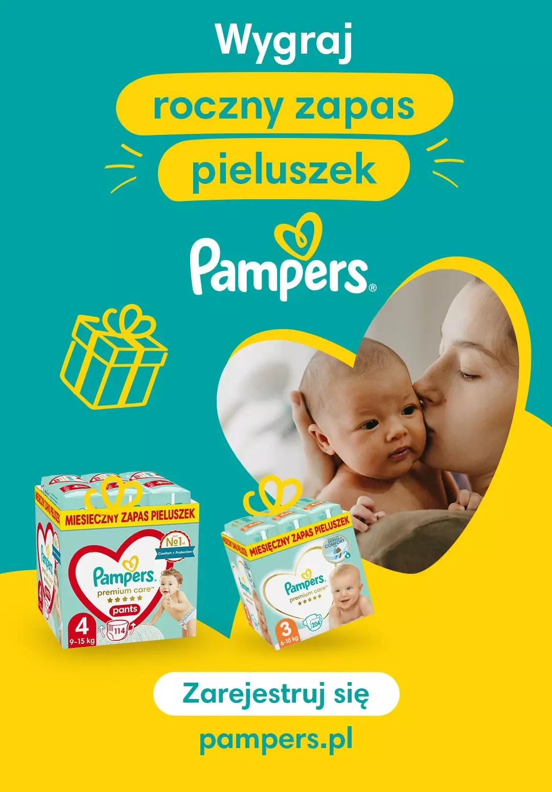 pampers wygraj roczny zapas