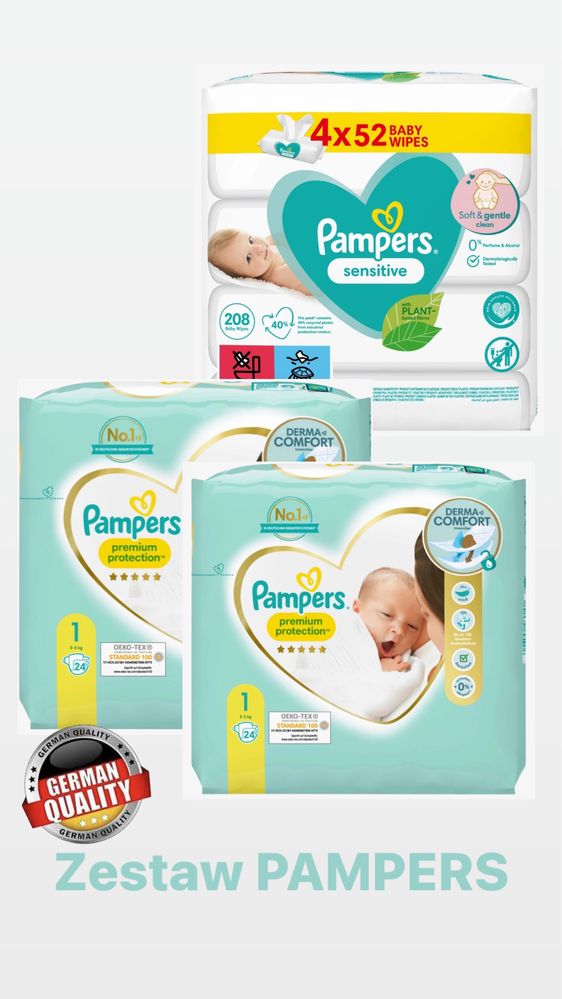 pampers zestaw startowy