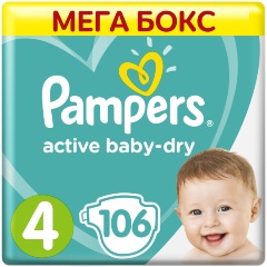 pampersactive baby-dry pieluchy 4 maxi 8-14 kgtesko