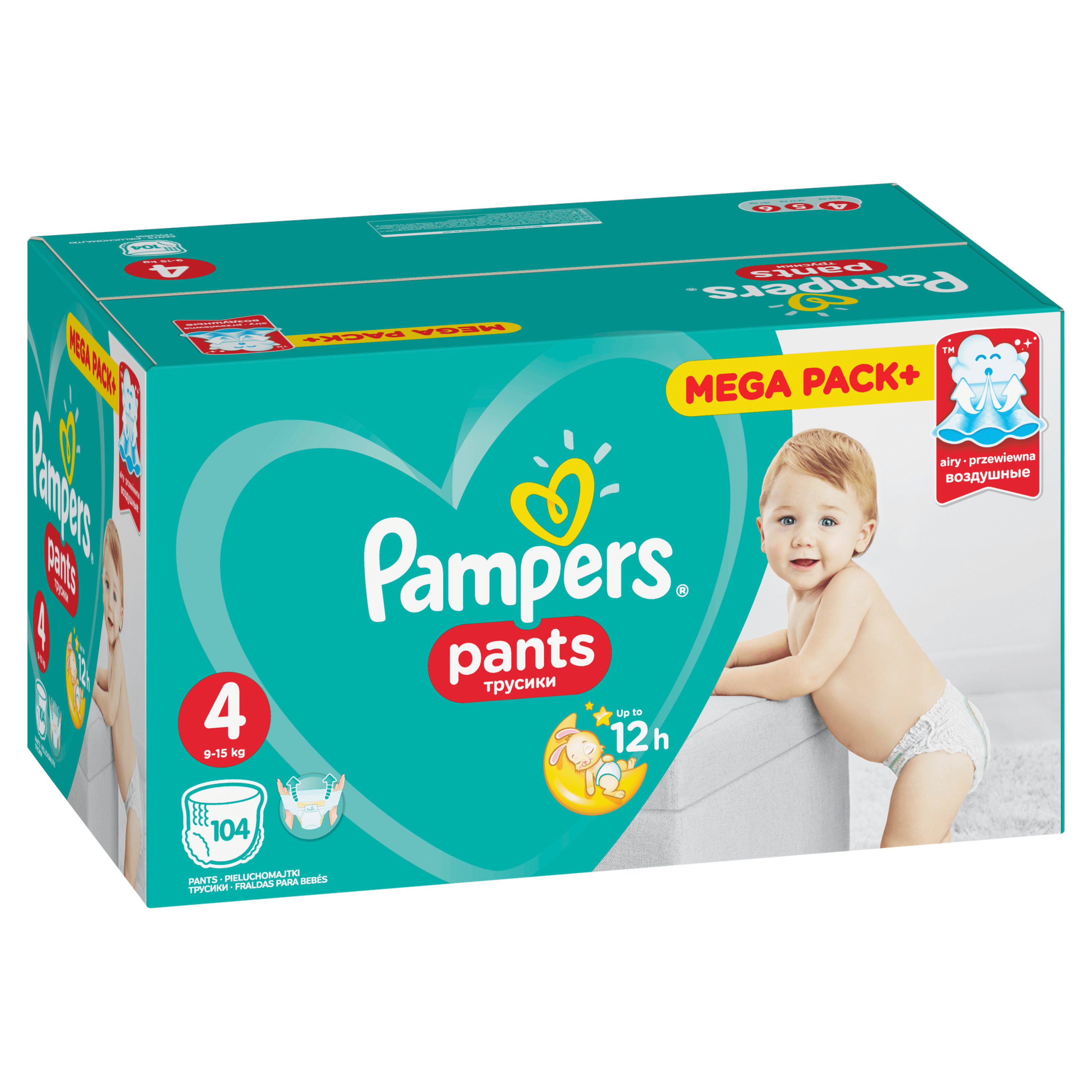 pampers.pants 4 104 sztuk