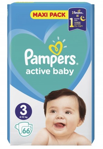 pampersy pampers 3 active dry 10 szt