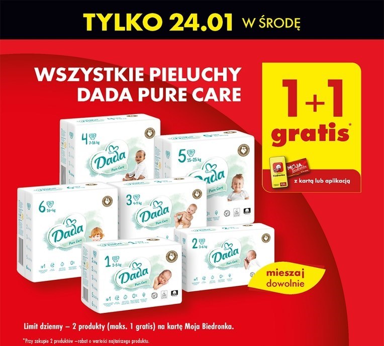 pampersy pieluchy promocja biedronka