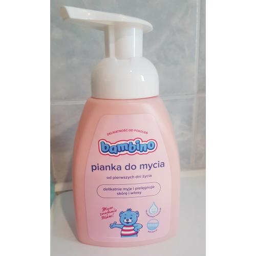 pianka do mycia twarzy bambino