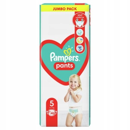 pieluchomajtki pampers 5 jumbo