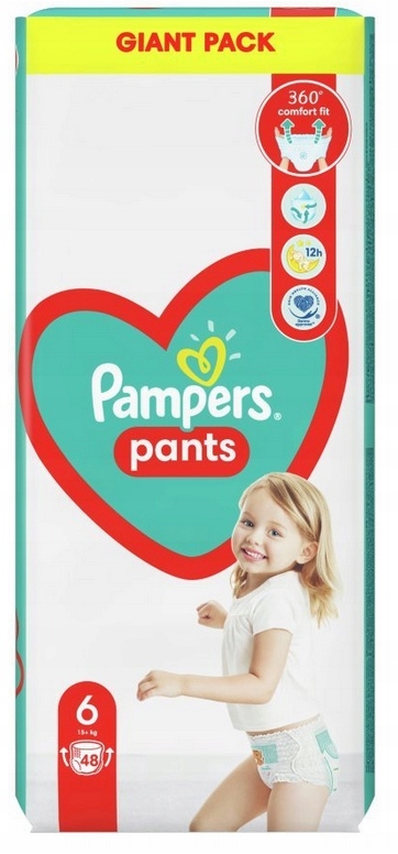 pieluchomajtki pampers 6 xl