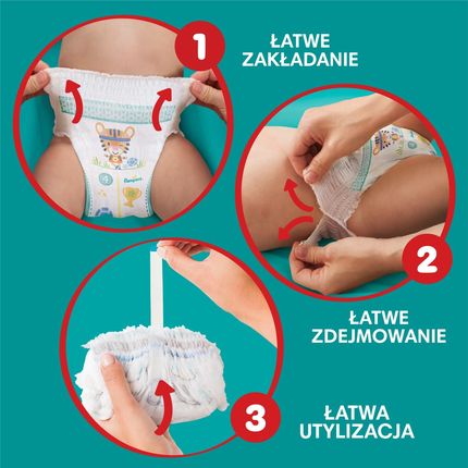 pieluchomajtki.pampers pants 3 jak.zalozyc