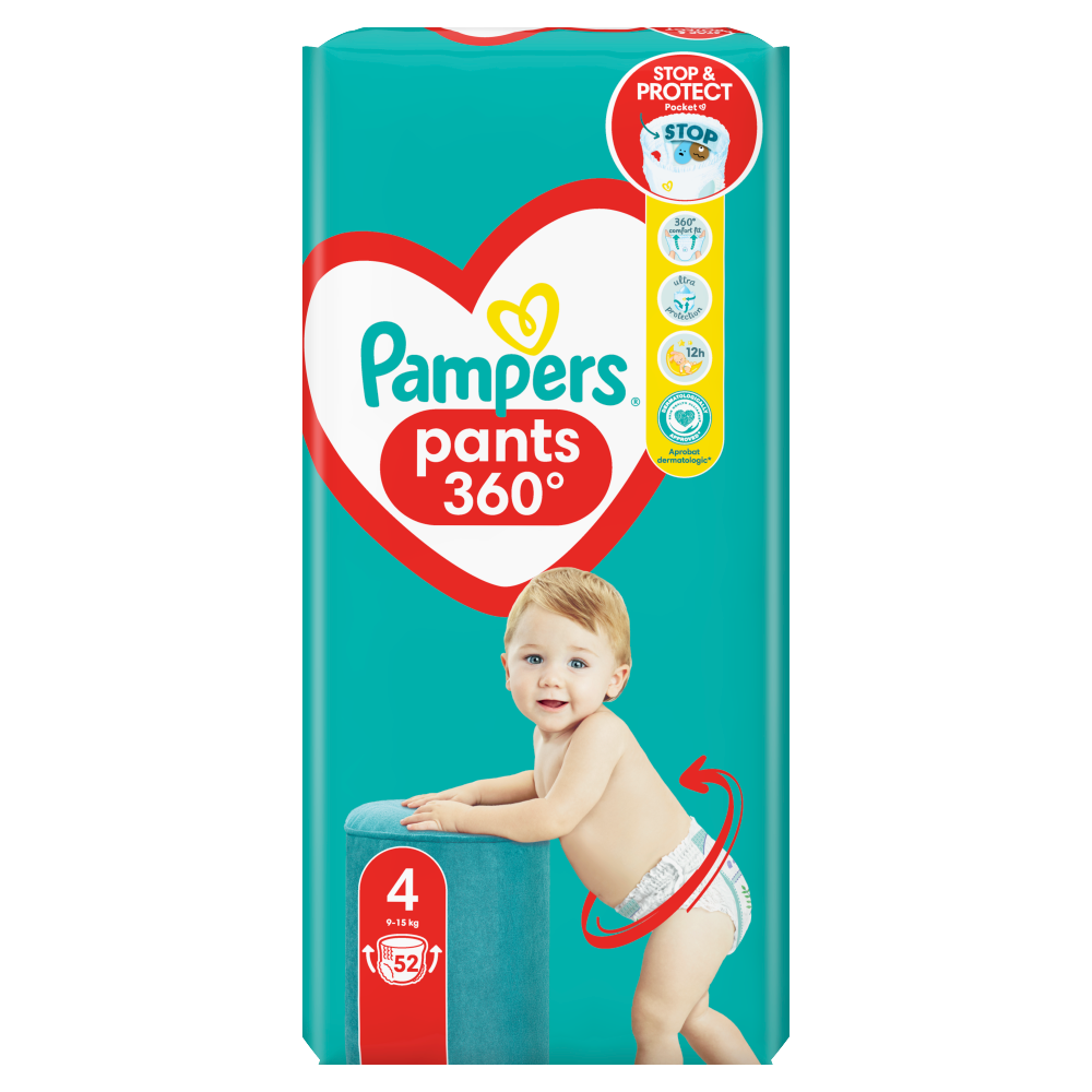 pieluchomajty 4 pampers 49szt