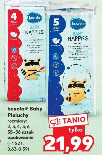 pieluchy baby classic 3 kaufland 56 szt