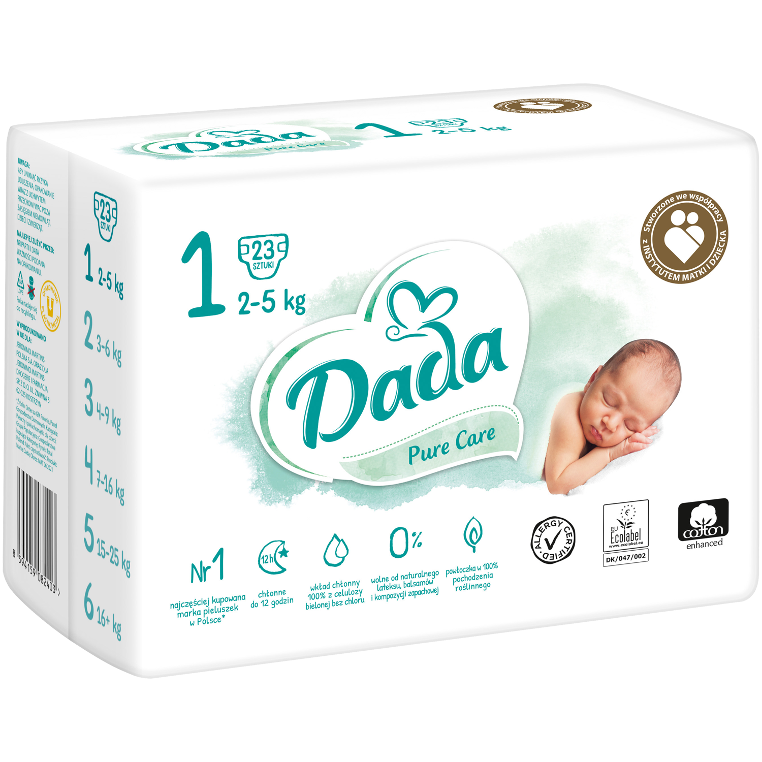 pieluchy dada newborn opinie